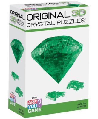 3D Crystal Puzzle - Emerald - 43 Piece