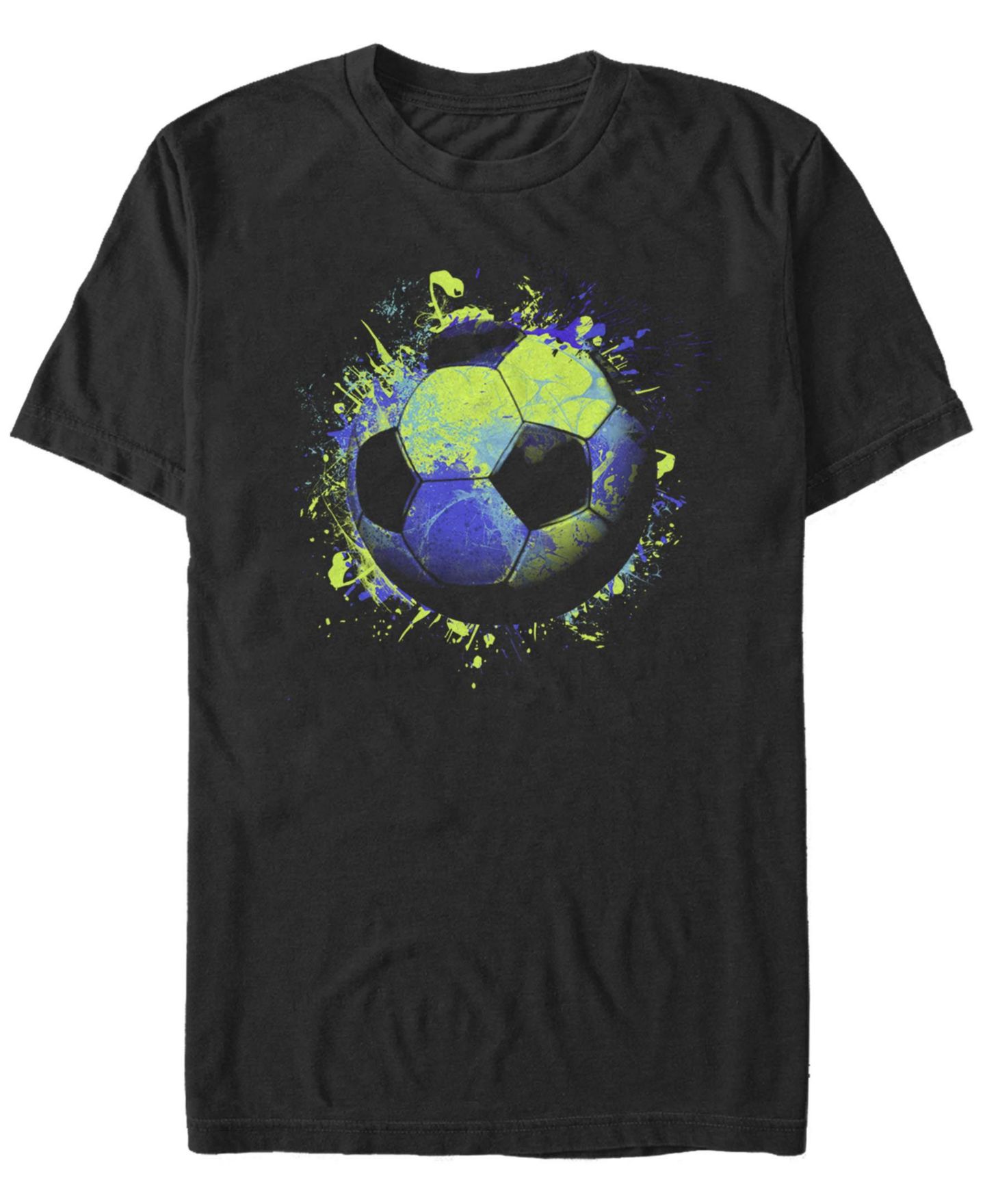 Мужская футболка Fifth Sun Generic Additude Soccer Splat Short Sleeve, цвет: Чёрный — фото 1