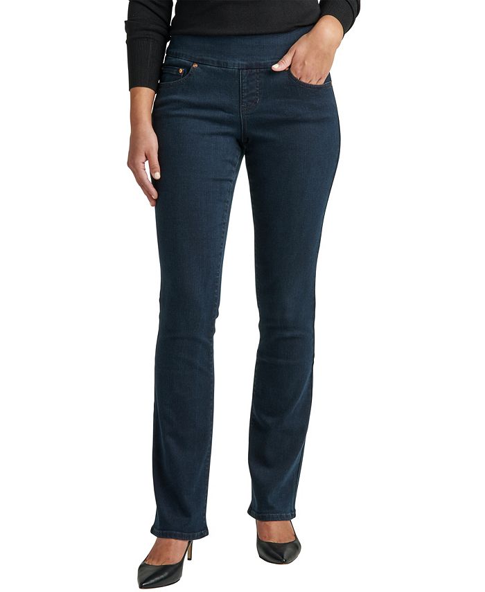 JAG Women s Paley Mid Rise Bootcut Pull On Jeans Macy s