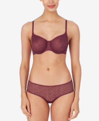 dkny modern lace sheer demi bra dk4019