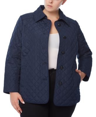 Jones New York Plus Size Quilted Jacket 