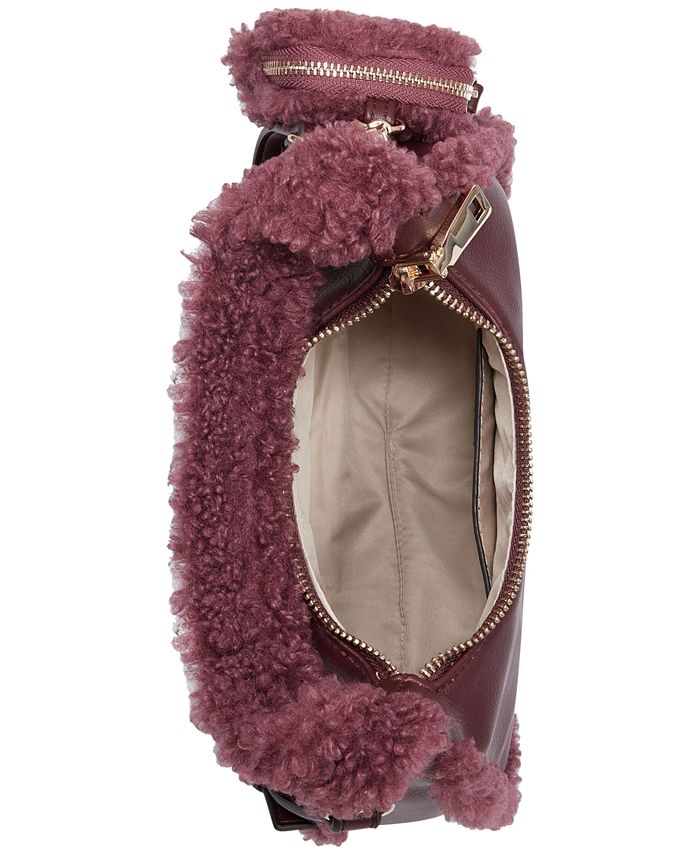 INC International Concepts Zaree Faux Fur Shoulder Bag, Created for