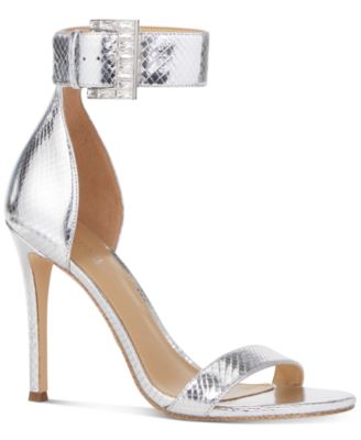 michael kors silver wedding shoes