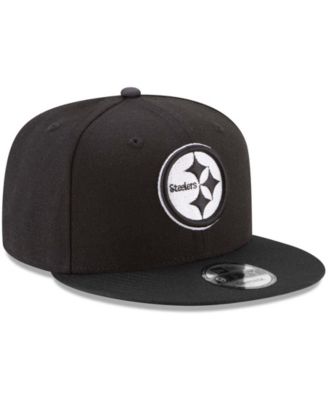 Men's Black Pittsburgh Steelers B-Dub 9Fifty Adjustable Hat