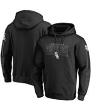 Men's G-III Sports by Carl Banks Black/Silver Chicago White Sox Fair Catch  Half-Zip Hoodie