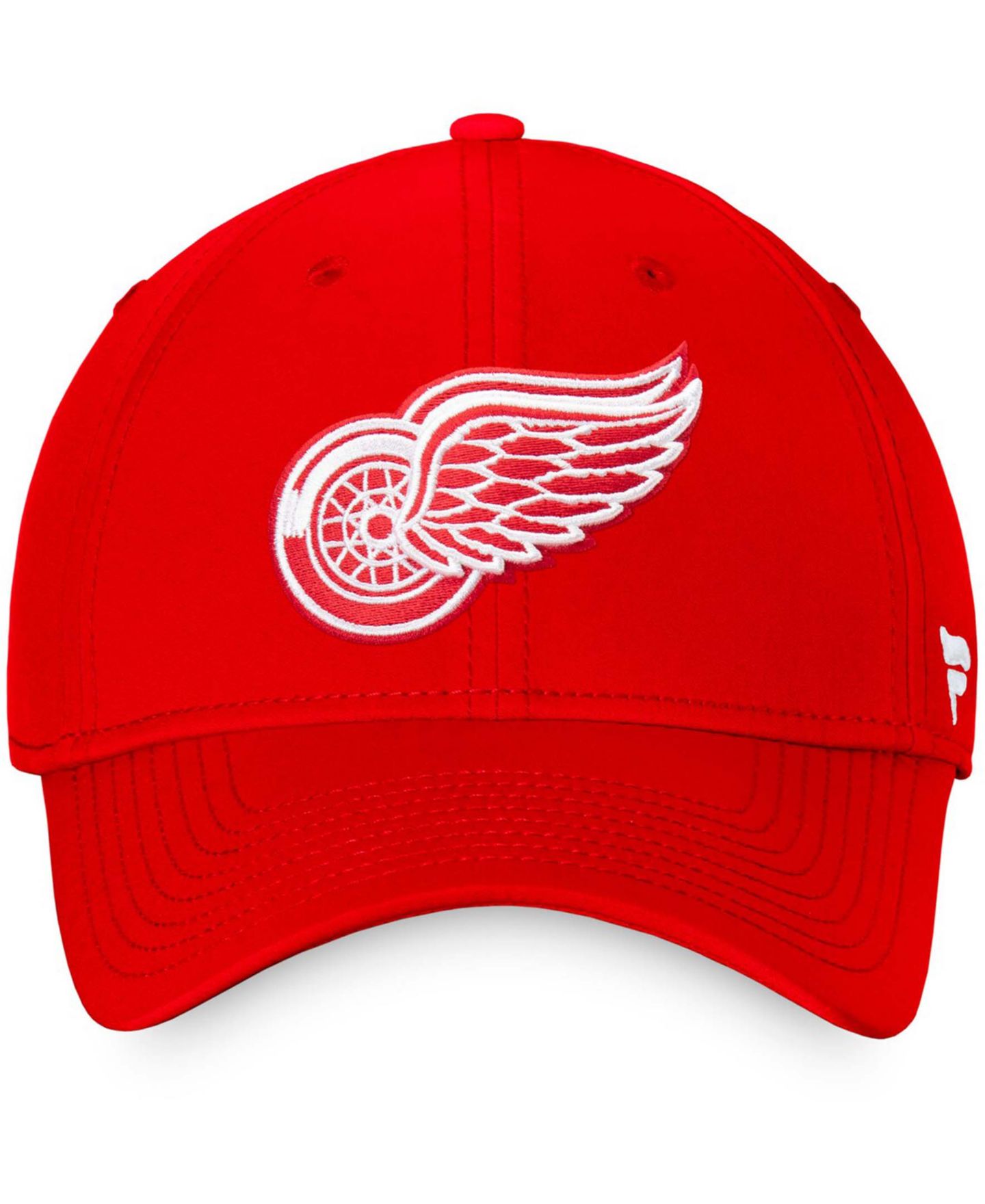 Мужская кепка Fanatics Red Detroit Red Wings Core Primary Logo Flex Hat — фото 3