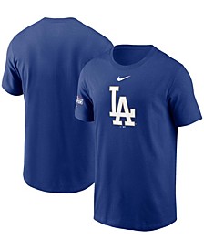 Men's Royal Los Angeles Dodgers 2021 Gold Program Logo T-shirt