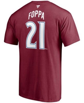 Men's Peter Forsberg Burgundy Colorado Avalanche Authentic Stack Retired Player Nickname Number T-shirt