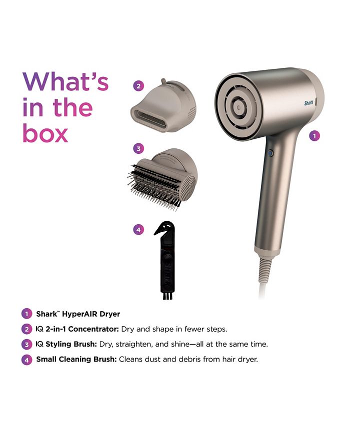 Shark HyperAIR FastDrying Hair Blow Dryer HD112 Macy's