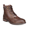 Club Room Men's Round-Toe Lace-Up Dress Boots (3 color options)