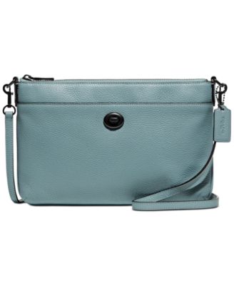 polly pebble leather crossbody