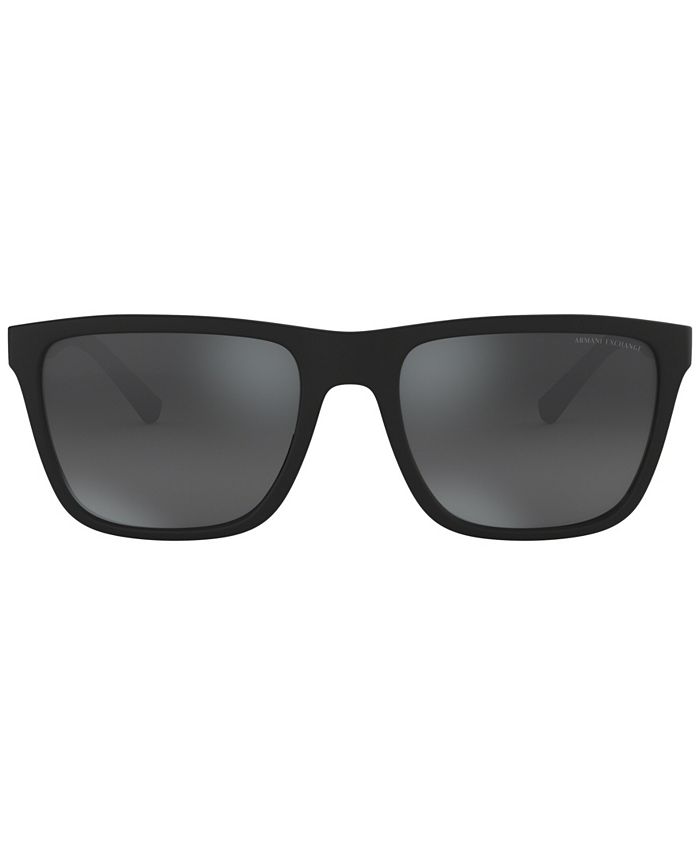 A|X Armani Exchange Men's Low Bridge Fit Sunglasses, AX4080SF 57 - Macy's
