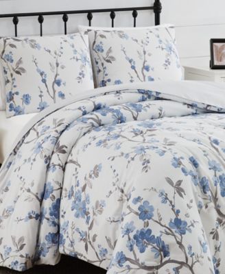 Kasumi Floral 3 Piece Comforter Set, King
