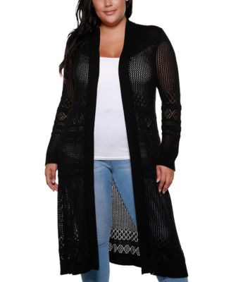 plus size duster cardigan