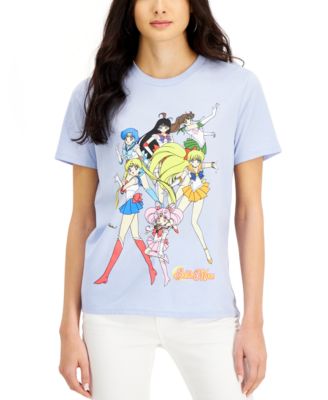 Sailor Moon - Juniors' Scouts Pose Graphic-Print T-Shirt