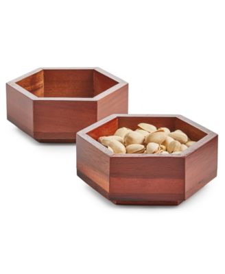 The Cellar - Stackable Hexagon Bowls, Set of 2