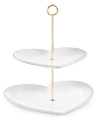Martha Stewart Collection - Two-Tiered Heart Server