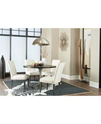 Trisha Yearwood Home - Trisha Yearwood City Limits 5pc Dining Set (Table & 4 Upholstered Side Chairs)