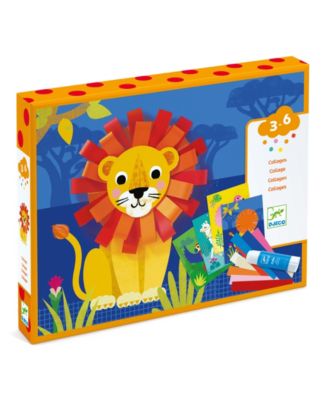 DJECO Animal Loops Collage Kit