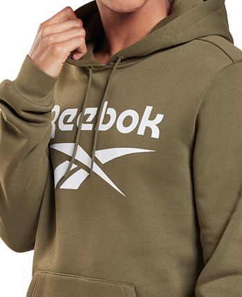 Reebok - Men's Logo-Print French Terry Hoodie