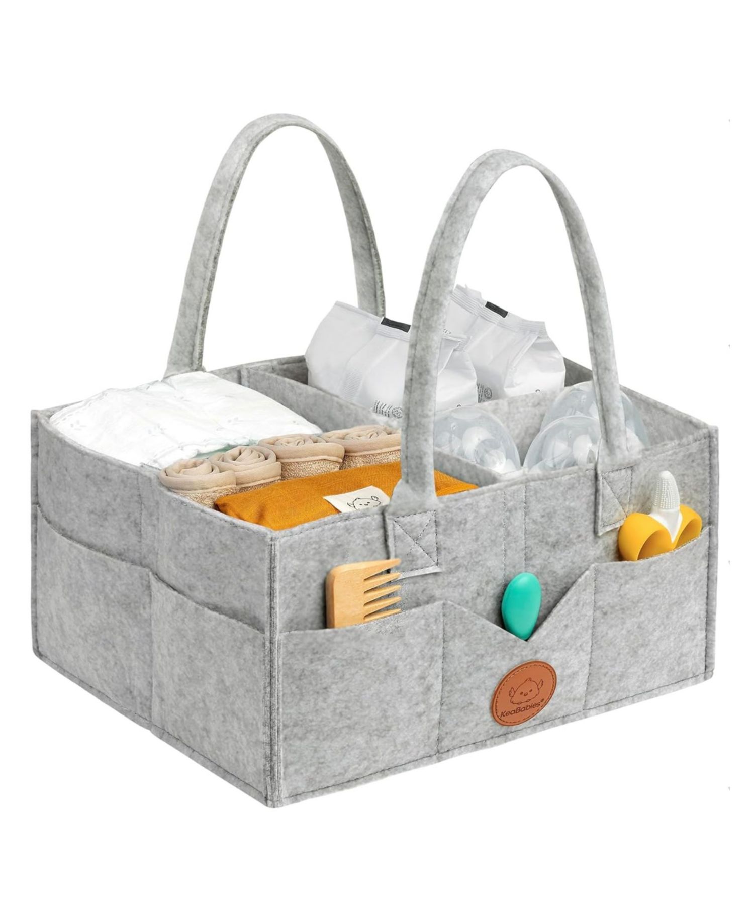 Original Baby Diaper Caddy Organizer, Large Storage Caddy Organizer for Nursery, Changing Table