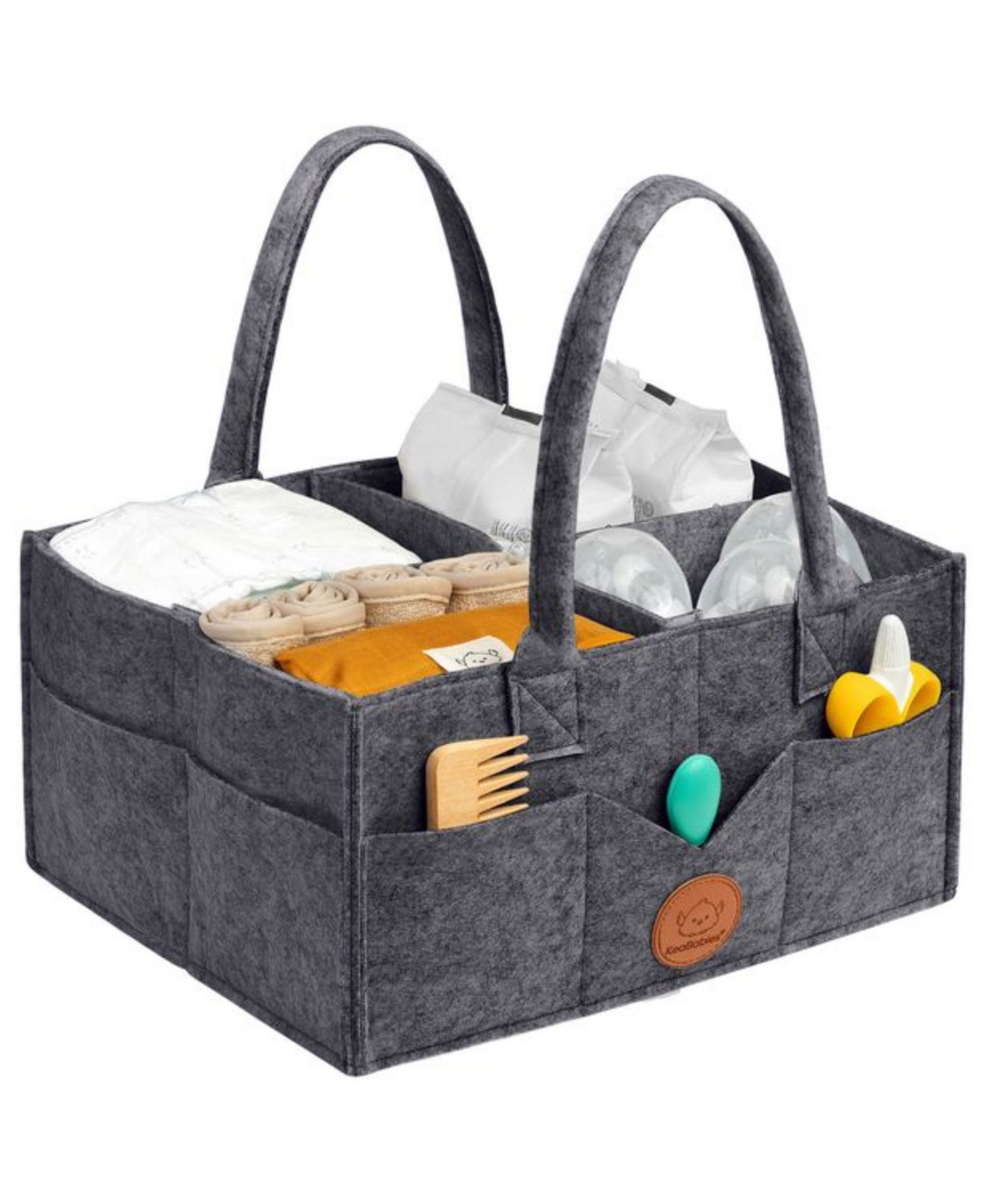 Original Baby Diaper Caddy Organizer, Large Storage Caddy Organizer for Nursery, Changing Table
