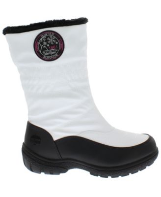 totes boots white