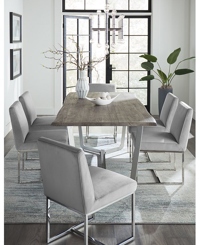 Furniture Waverly 7pc Dining (Table & 6 Side Chairs) Macy's