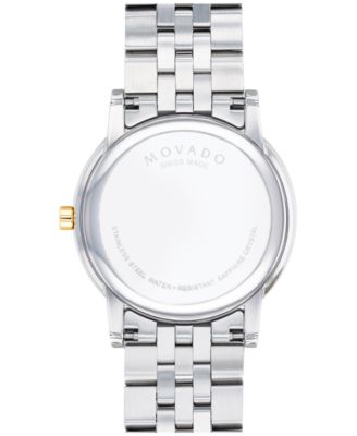 Men's Swiss Museum Classic Two-Tone PVD Stainless Steel Bracelet Watch 40mm