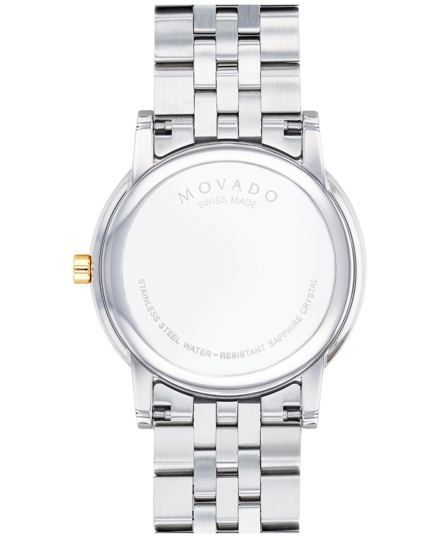Men's Swiss Museum Classic Two-Tone PVD Stainless Steel Bracelet Watch 40mm