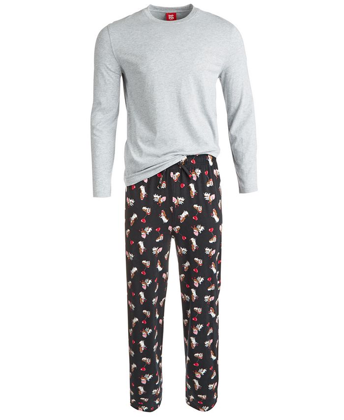 Men's heart pajamas best sale