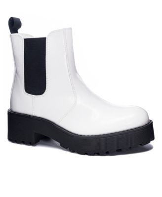 dirty laundry montana chelsea lug boot white