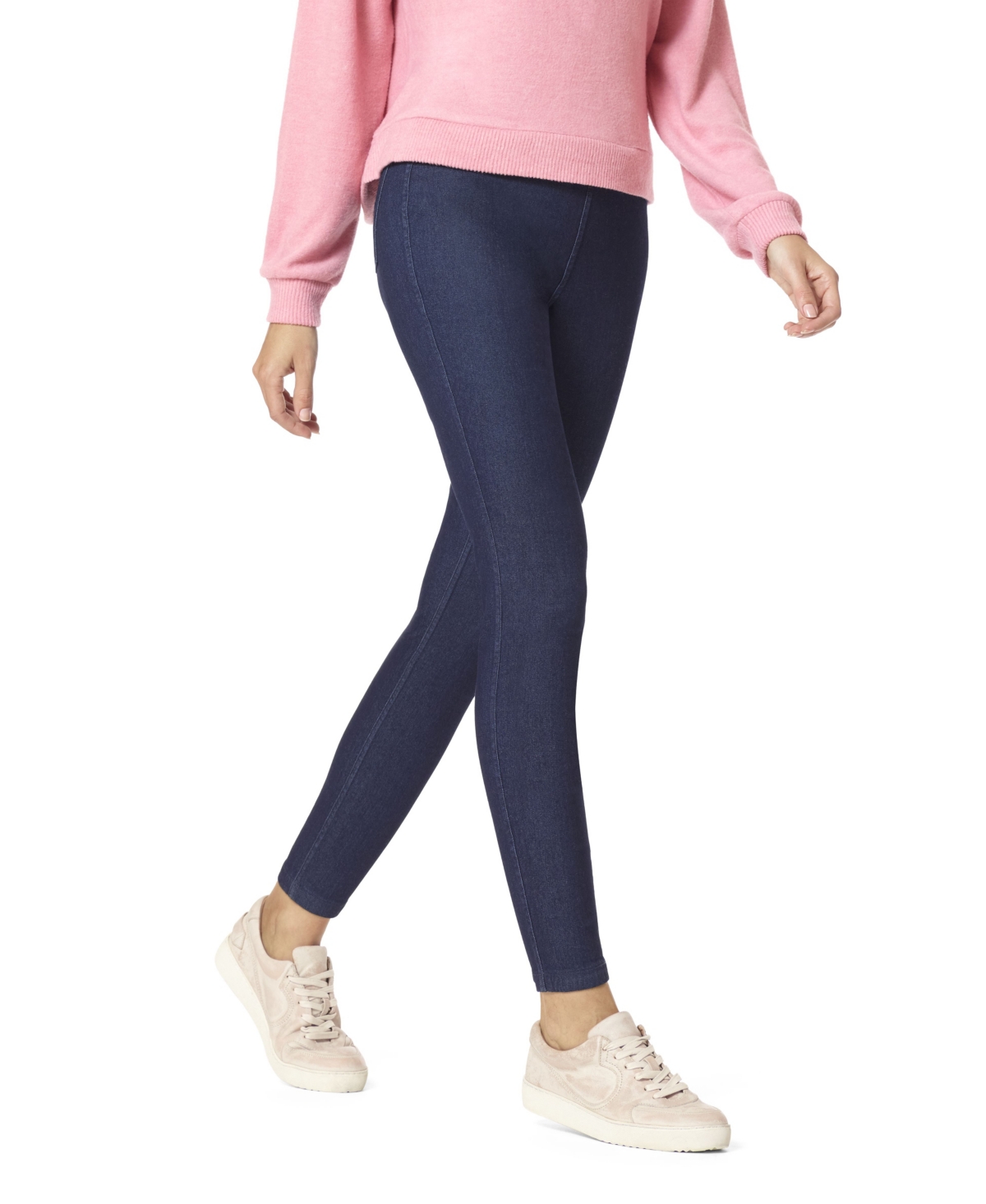 Hue Women's Reversible Denim High Rise Leggings