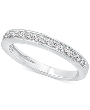 Macy's - IGI Certified Diamond Halo Bridal Set (1-3/8 ct. t.w.) in 14k White Gold