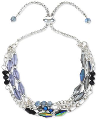 Style & Co Multi-Bead Layered Slider Bracelet, Created for Macy's - Macy's