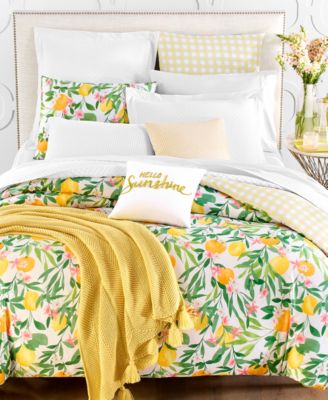 Photo 1 of SIZE KING Charter Club Damask Designs Citrus Comforter Set/ Set includes: comforter (90" x 96"), two shams (20" x 32")
Thread count: 300