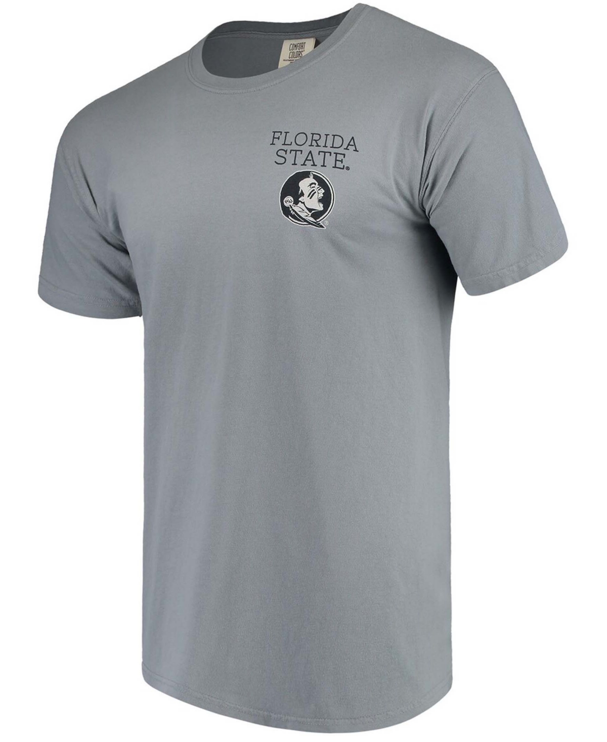 Men'sFlorida State Seminoles Comfort Colors Campus Scenery T-shirt - Gray