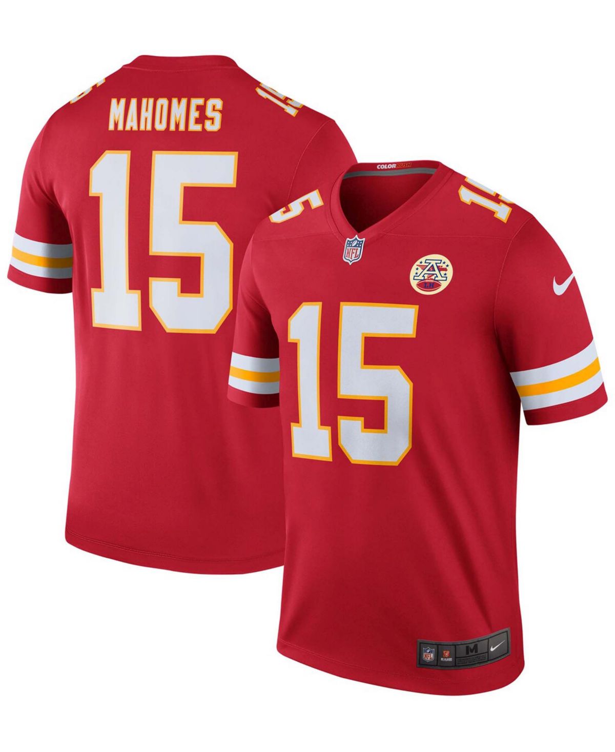 Мужская футболка Patrick Mahomes Red от Kansas City Chiefs Legend