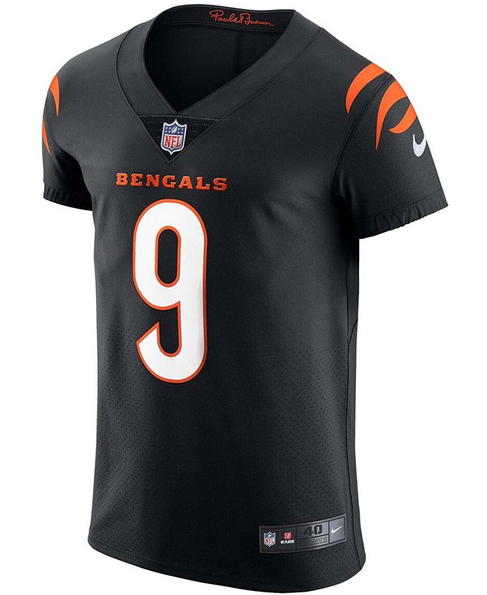 Nike Men's Joe Burrow Black Cincinnati Bengals Vapor Elite Jersey Macy's