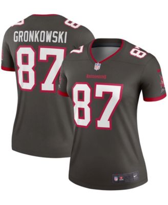 Women's Nike Rob Gronkowski Pewter Tampa Bay Buccaneers Legend Jersey