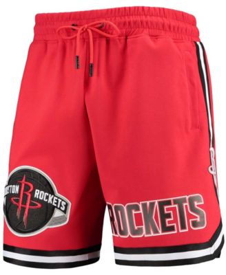 Men's Red Houston Rockets Chenille Shorts