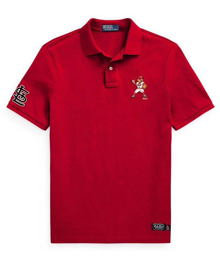 Polo Ralph Lauren Men's Red St. Louis Cardinals Bear Polo Shirt - Macy's