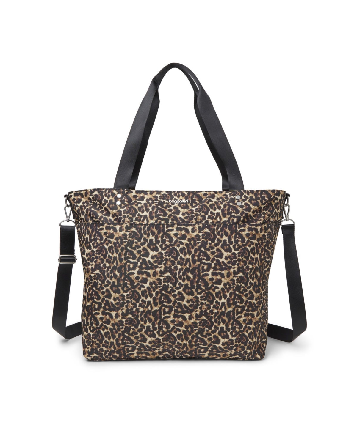 Baggallini Large Carryall Tote In Wild Cheetah - Polyester