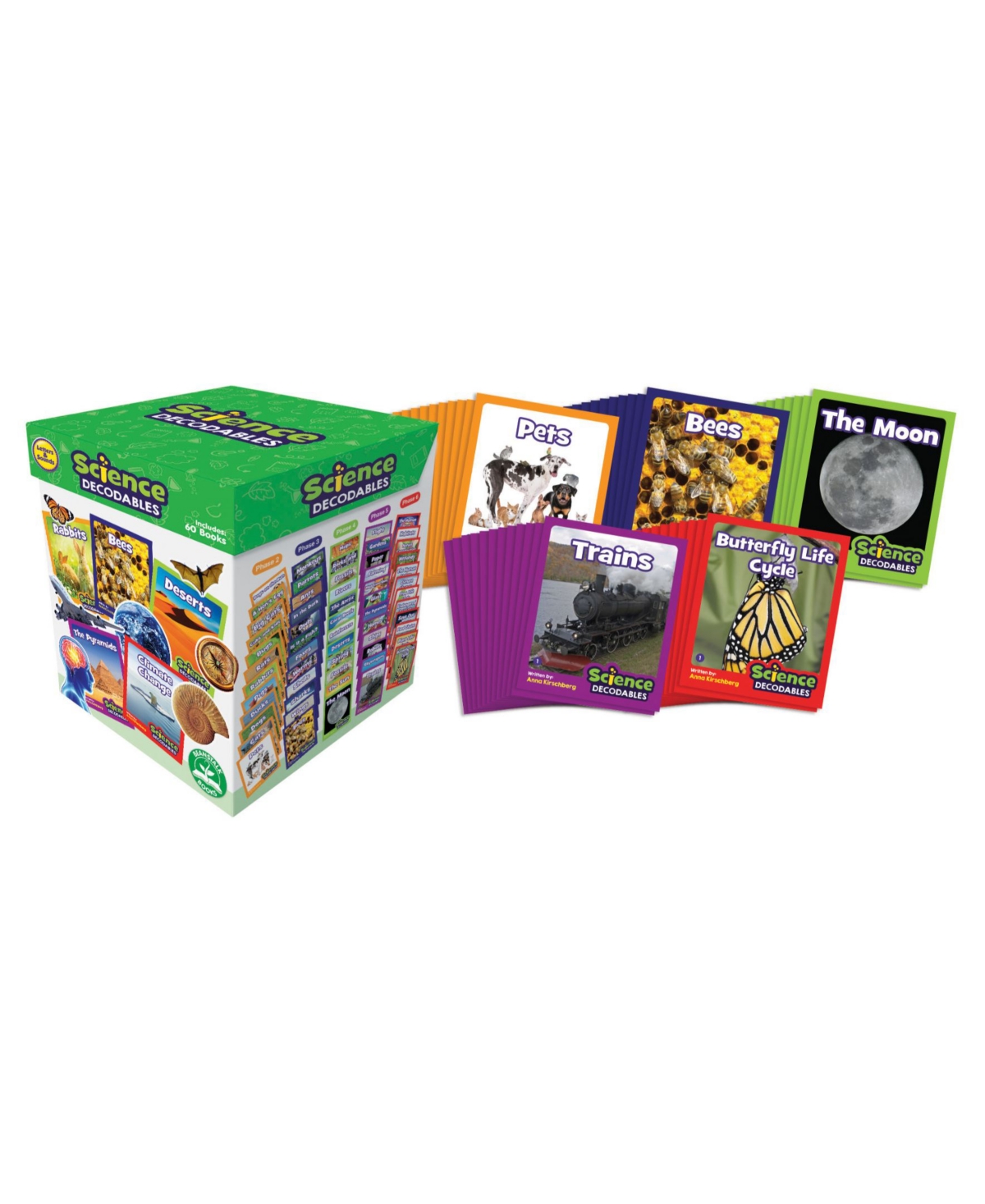 Junior Learning Science Decodables Non-fiction Boxed Educational Learning Set, 60 Pieces In Multi