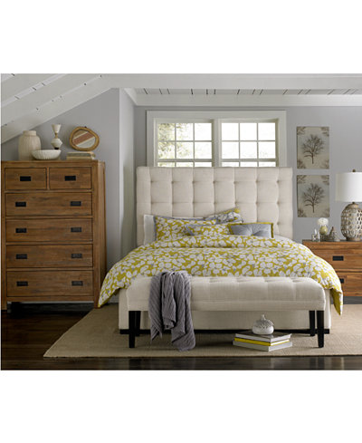 Abby Upholstered Bedroom Furniture Collection, Created for Macy&#39;s - Furniture - Macy&#39;s