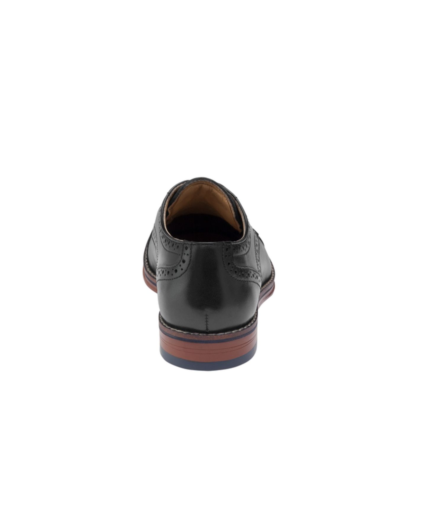 Туфли Johnston & Murphy Conard Cap Toe Shoe для мальчиков, цвет: Чёрный — фото 3