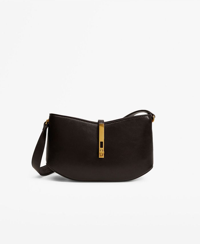Buckle hot sale baguette bag