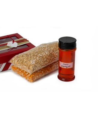 Festive and Savory Popcorn Essentials, Set of 4