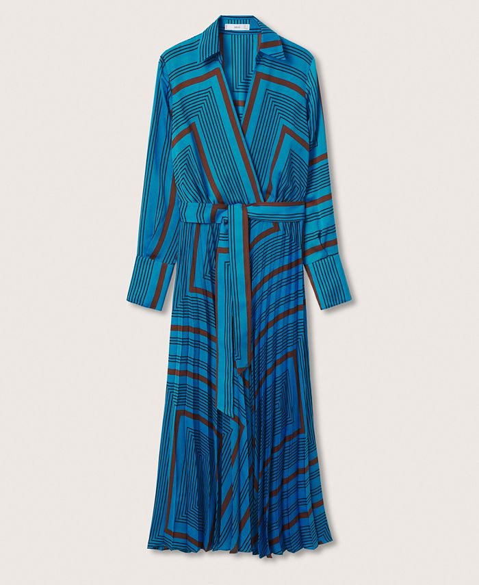 MANGO Women s Striped Midi Dress Macy s