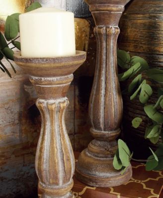 Traditional Candle Holders, Set of 3